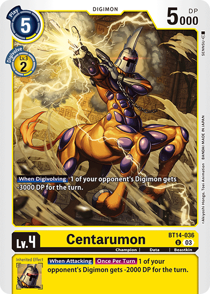 Centarumon, BT14-036