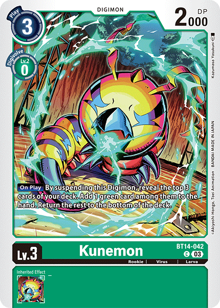 Kunemon, BT14-042