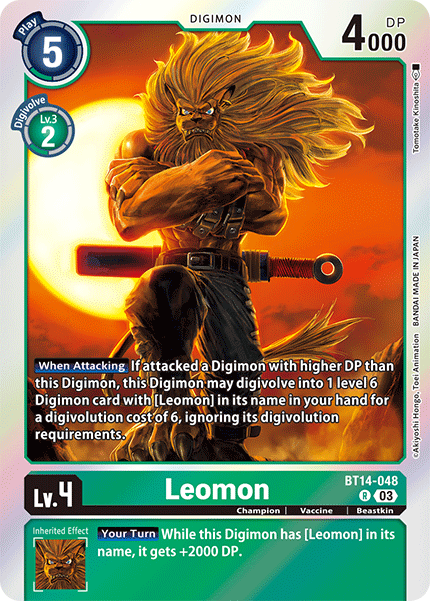 Leomon, BT14-048