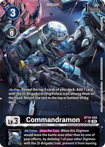 Commandramon, BT14-056-p1