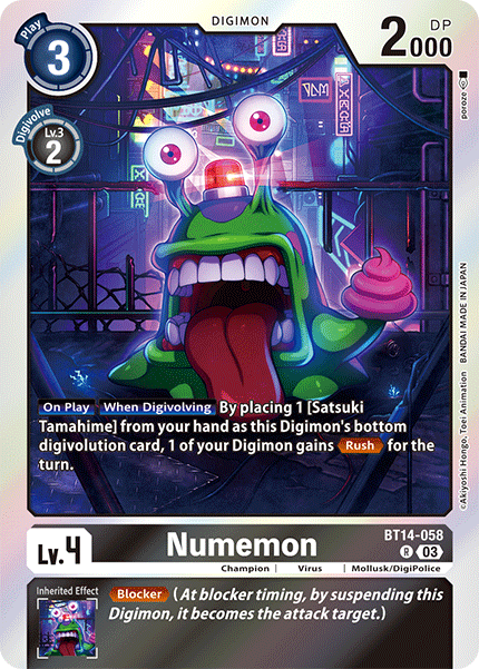 Numemon, BT14-058