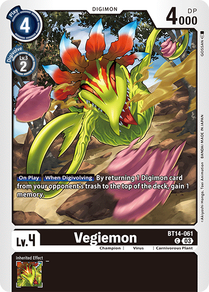 Vegiemon, BT14-061