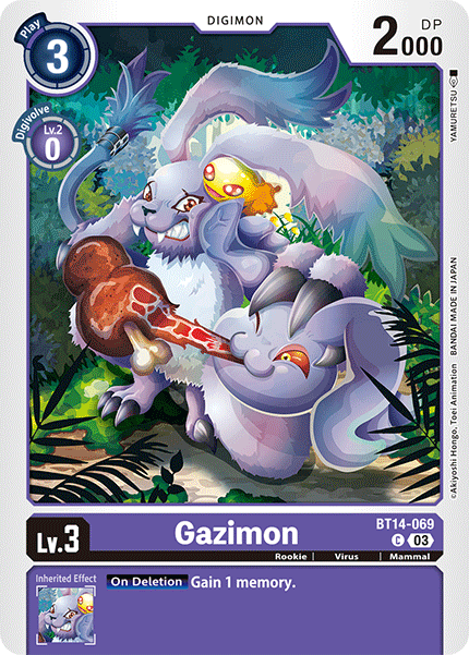 Gazimon, BT14-069