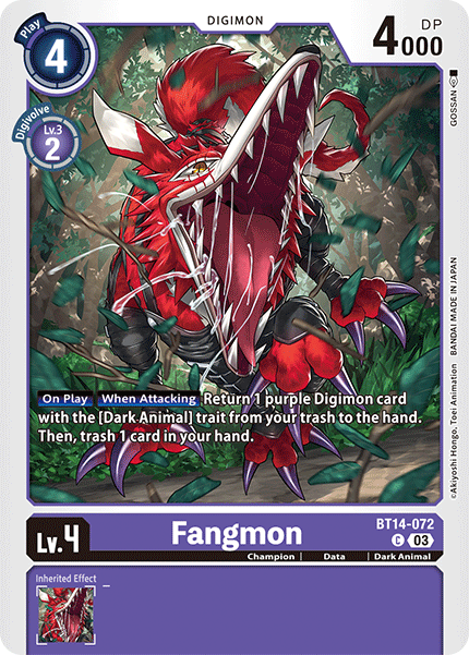 Fangmon, BT14-072