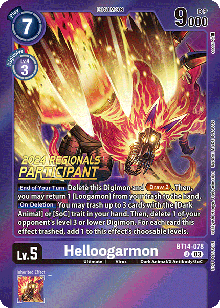 Helloogarmon, BT14-078-p1