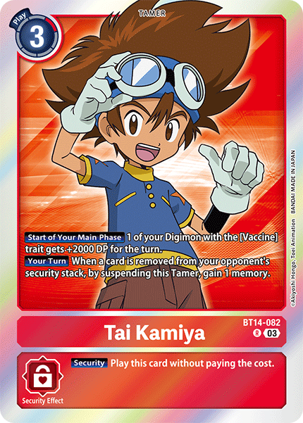 Tai Kamiya, BT14-082