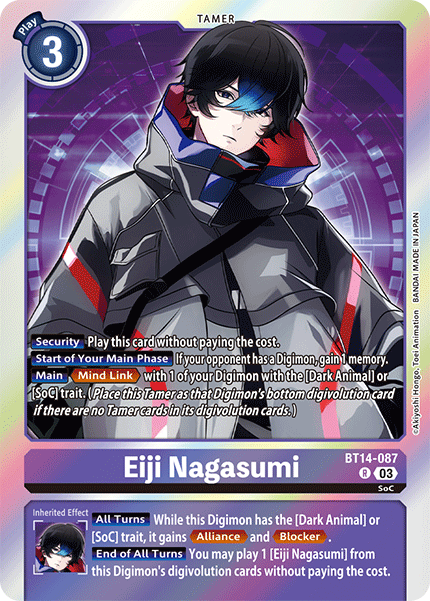 Eiji Nagasumi, BT14-087