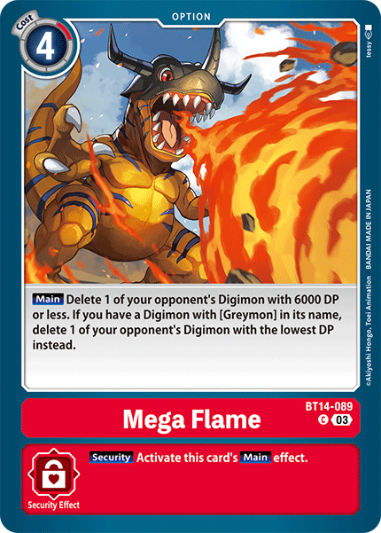 Mega Flame, BT14-089