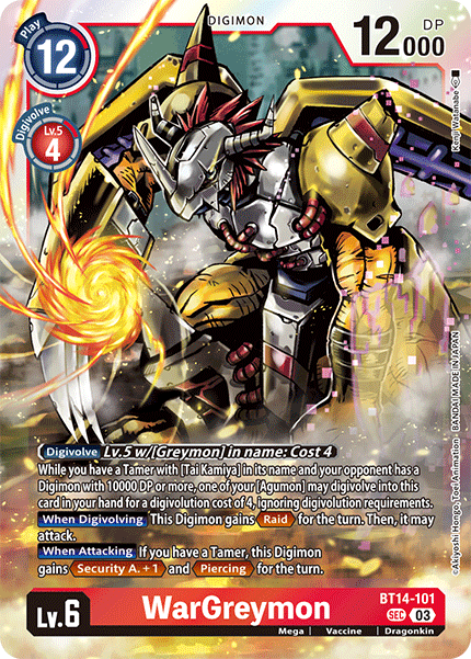 WarGreymon, BT14-101