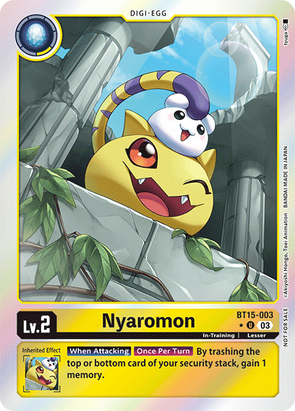 Nyaromon, BT15-003-p1