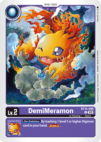 DemiMeramon, BT15-006
