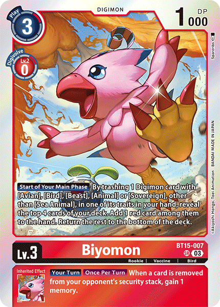 Biyomon, BT15-007