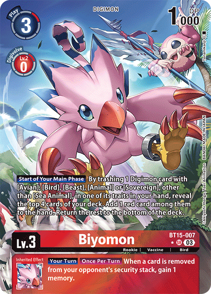 Biyomon, BT15-007-p1
