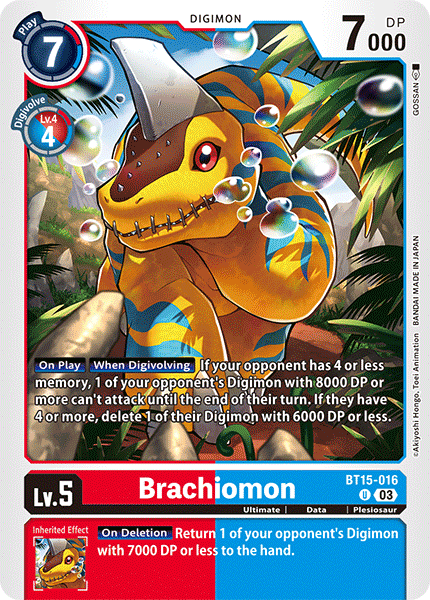 Brachiomon, BT15-016