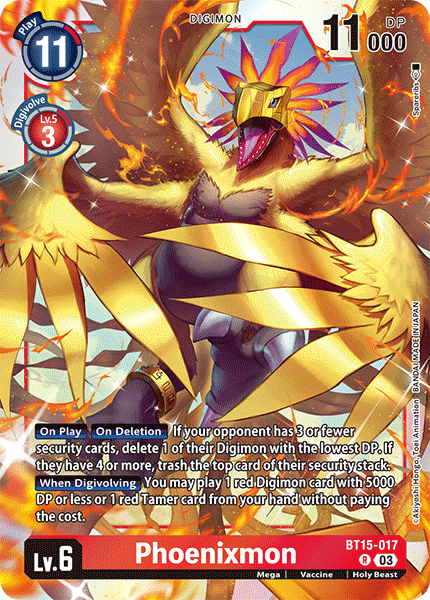 Phoenixmon, BT15-017