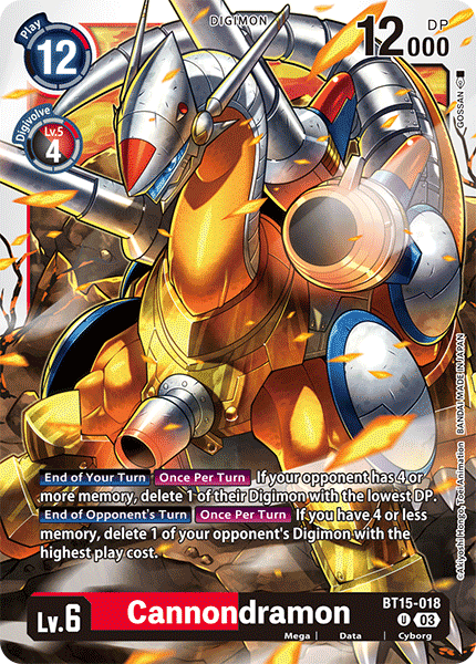 Cannondramon, BT15-018