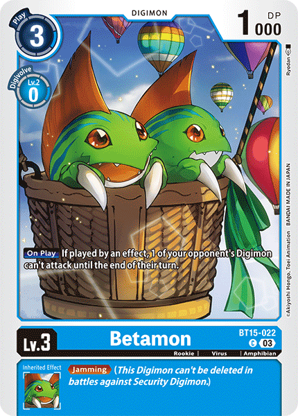 Betamon, BT15-022