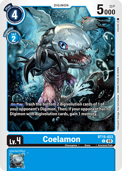 Coelamon, BT15-023