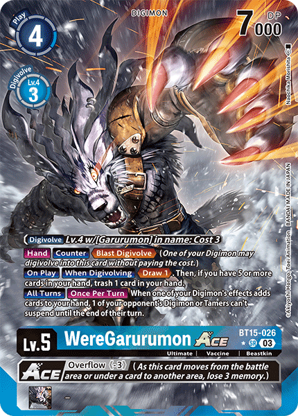 WereGarurumon ACE, BT15-026-p1