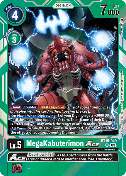 MegaKabuterimon ACE, BT15-049
