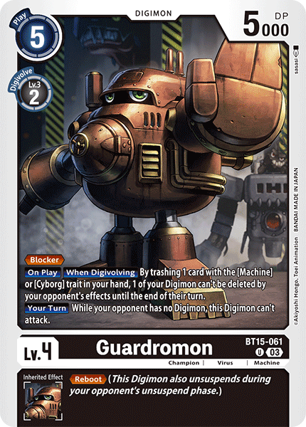 Guardromon, BT15-061