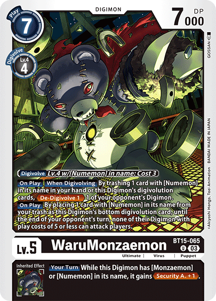 WaruMonzaemon, BT15-065