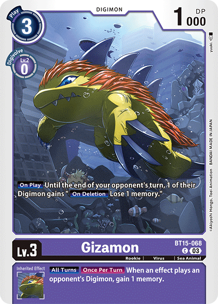 Gizamon, BT15-068