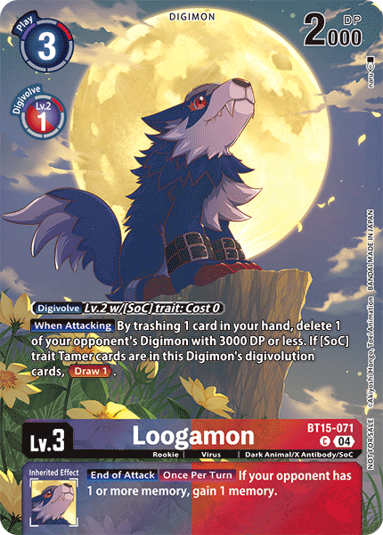 Loogamon, BT15-071-p1