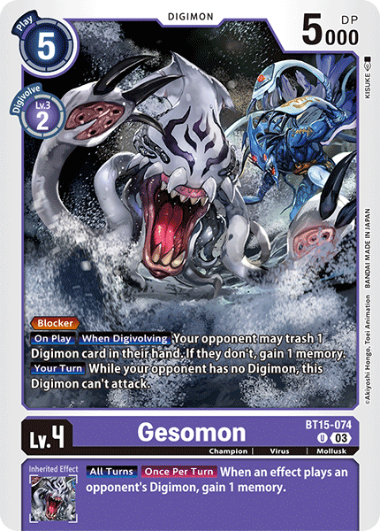 Gesomon, BT15-074