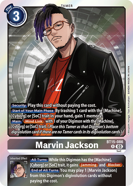 Marvin Jackson, BT15-086