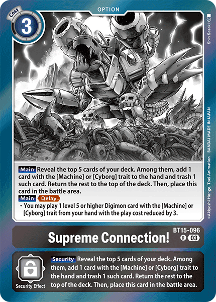 Supreme Connection!, BT15-096