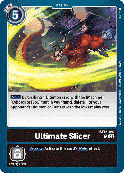 Ultimate Slicer, BT15-097