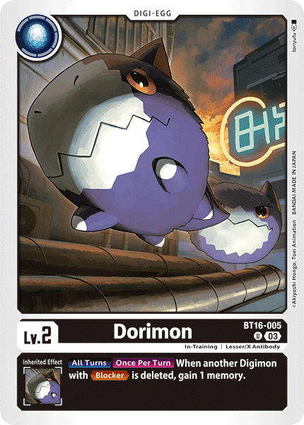 Dorimon, BT16-005