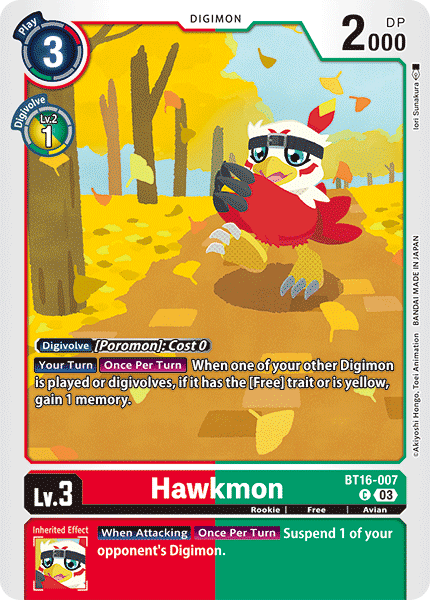 Hawkmon, BT16-007