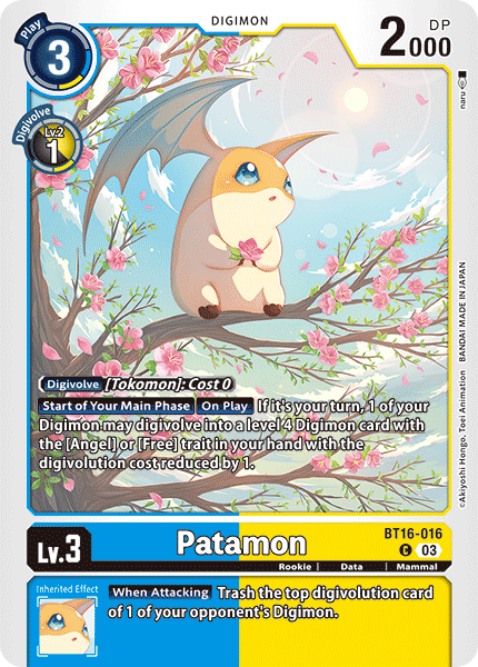 Patamon, BT16-016