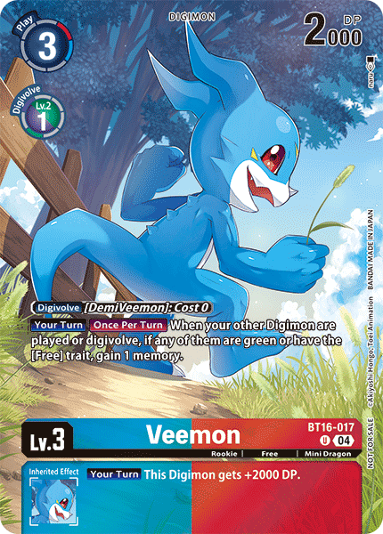 Veemon, BT16-017-p1