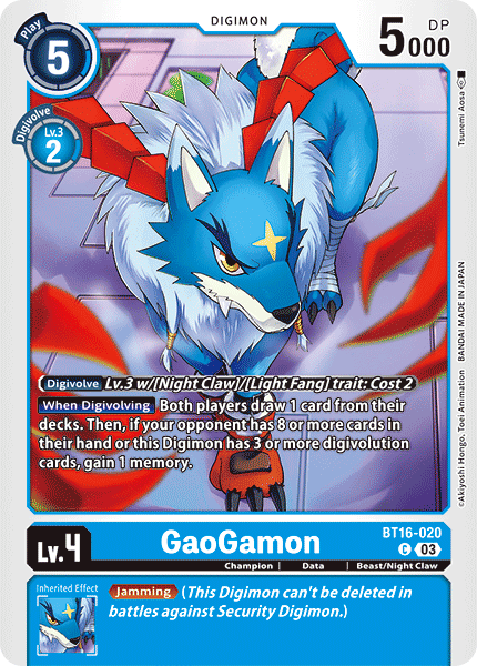 GaoGamon, BT16-020