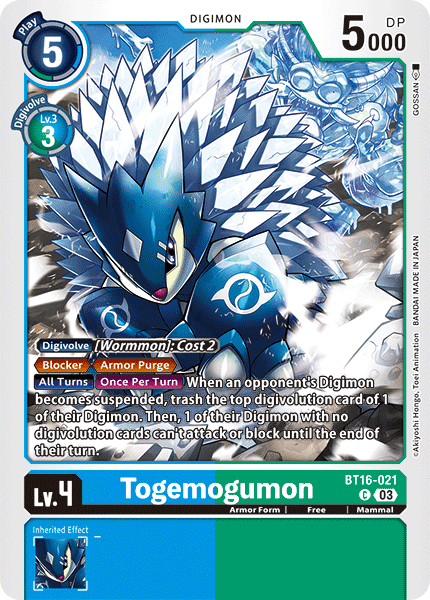 Togemogumon, BT16-021