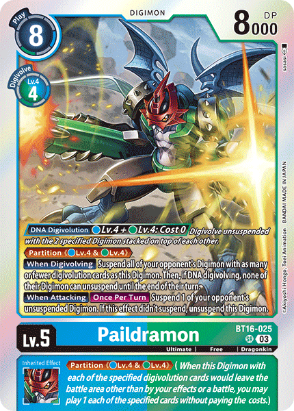 Paildramon, BT16-025