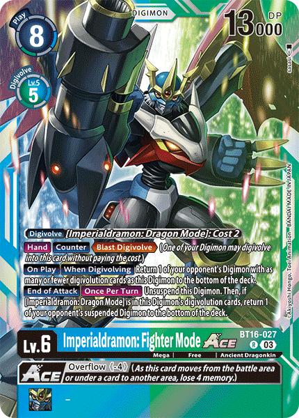 Imperialdramon: Fighter Mode ACE, BT16-027