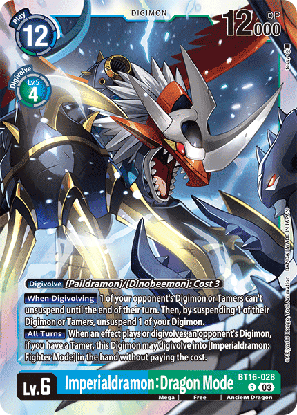 Imperialdramon: Dragon Mode, BT16-028