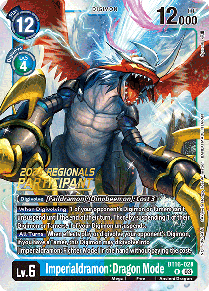 Imperialdramon: Dragon Mode, BT16-028-p2