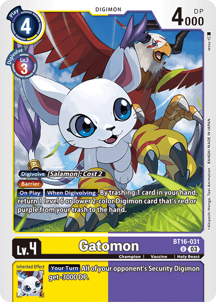 Gatomon, BT16-031