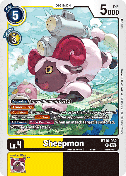 Sheepmon, BT16-032
