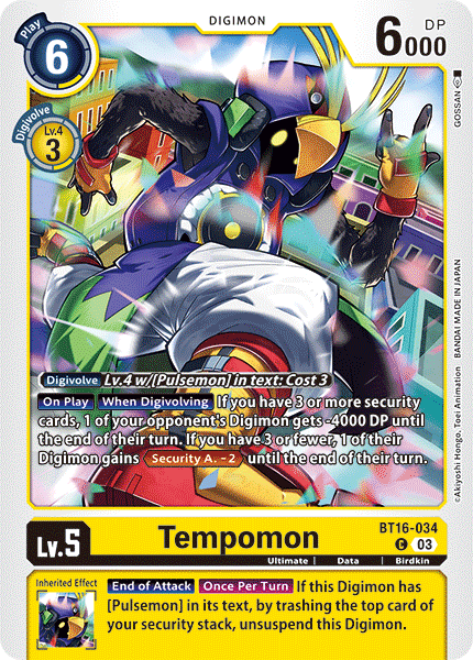 Tempomon, BT16-034