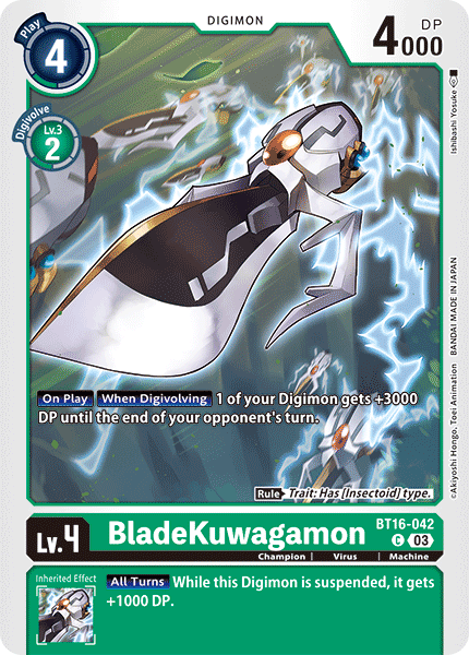 BladeKuwagamon, BT16-042