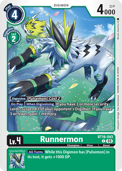 Runnermon, BT16-043