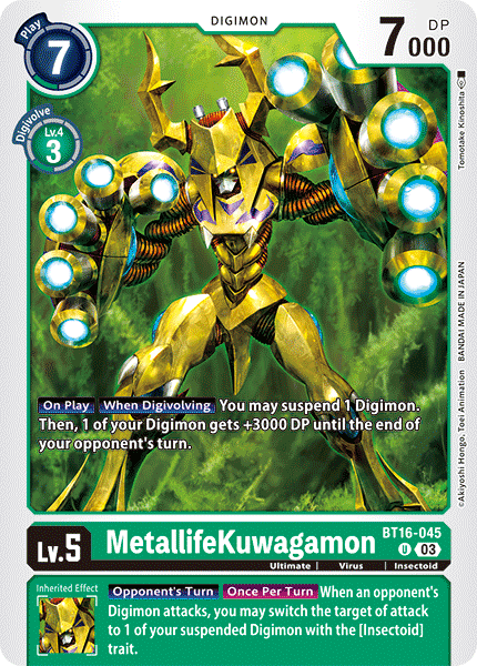 MetallifeKuwagamon, BT16-045