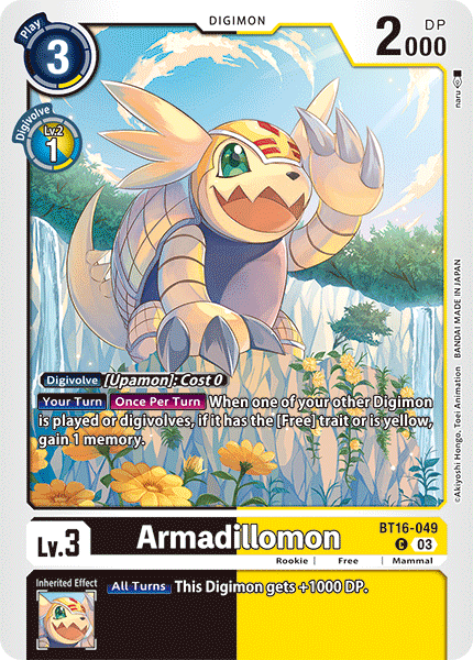 Armadillomon, BT16-049