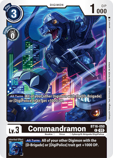 Commandramon, BT16-050